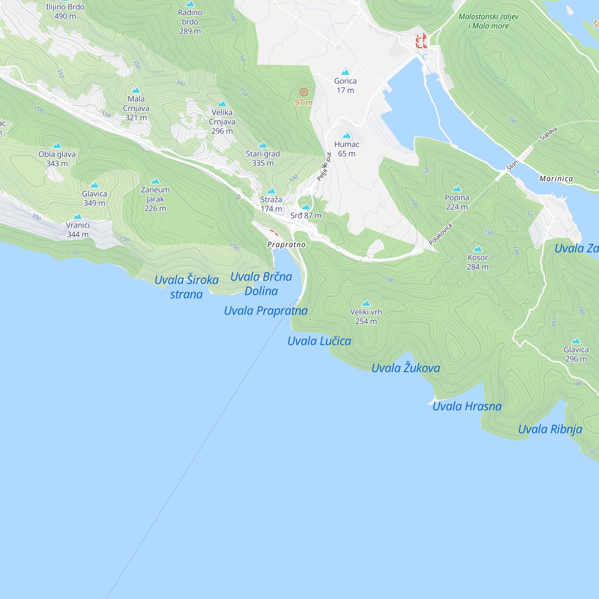 Caffe Bar Morsko Jaje map