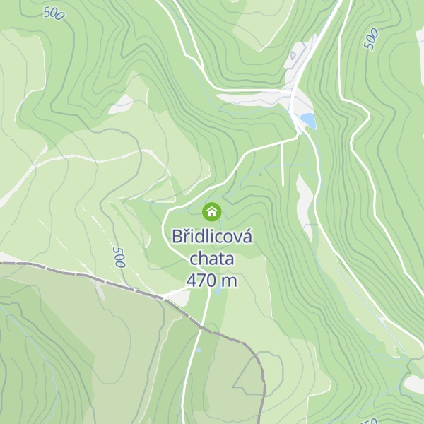 Map of Břidlicová chata