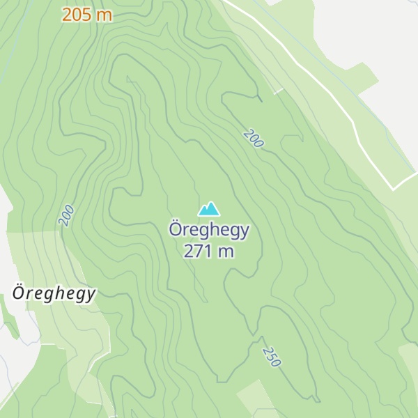 Map of Öreghegy