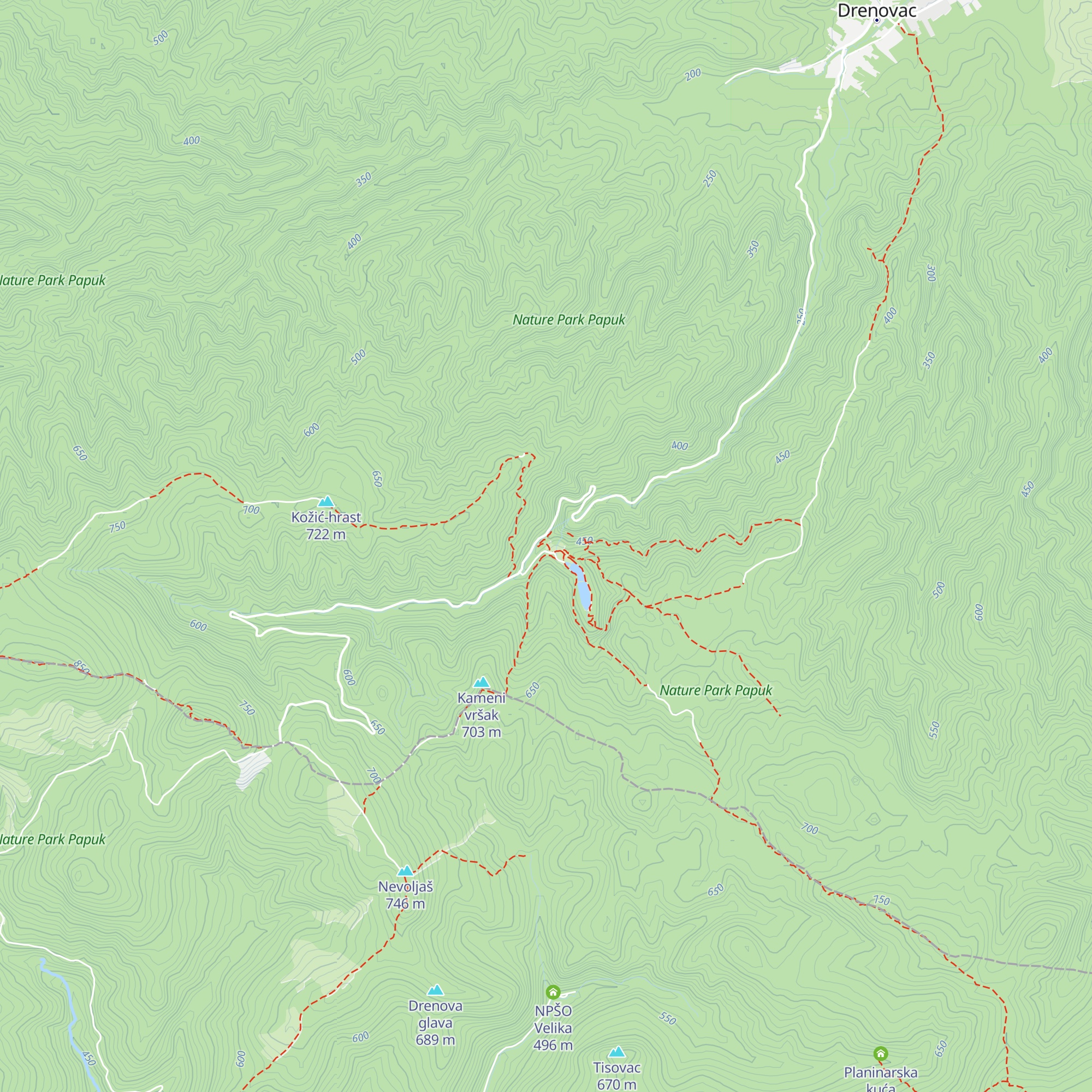 Eko točka Jankovac map
