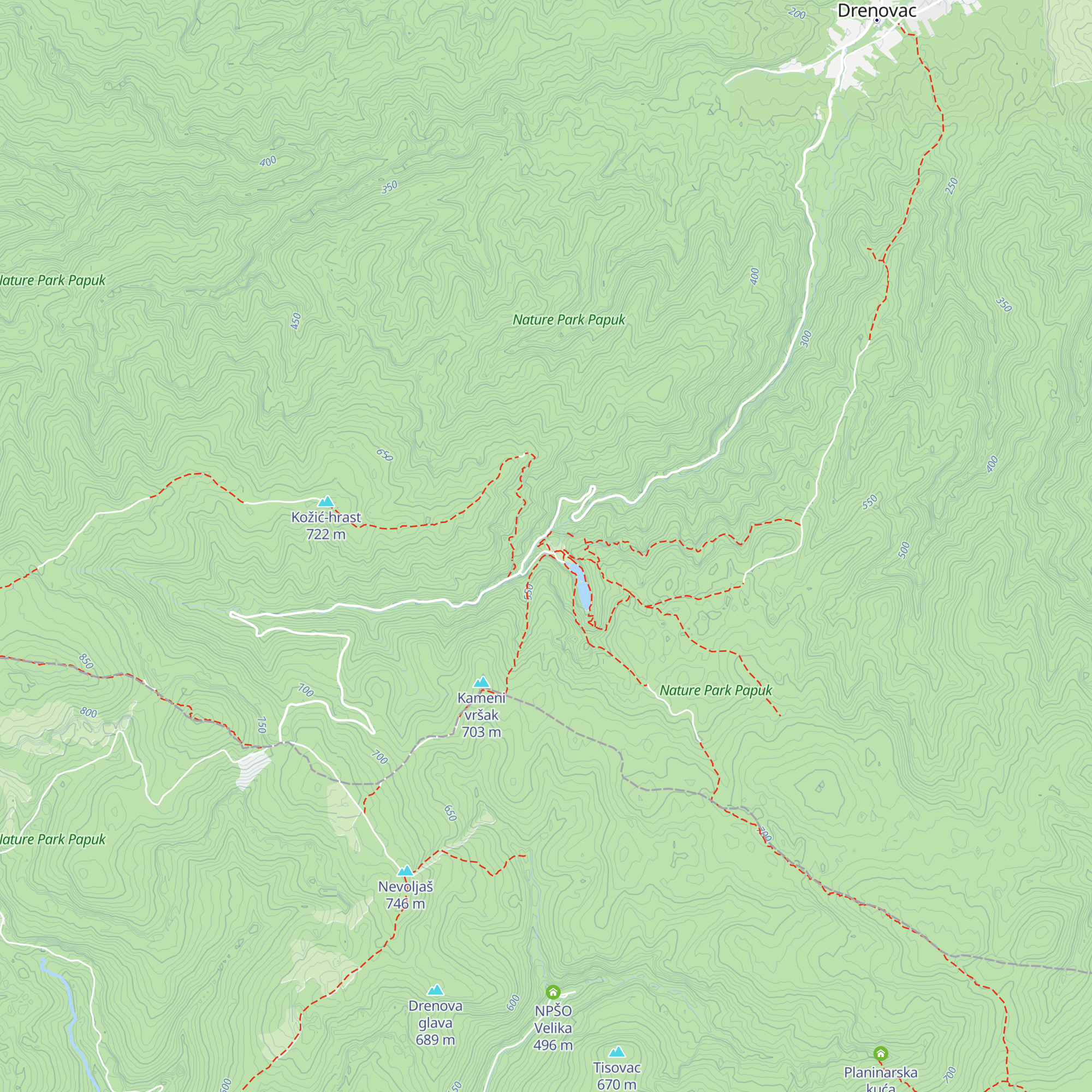 Eko točka Jankovac map