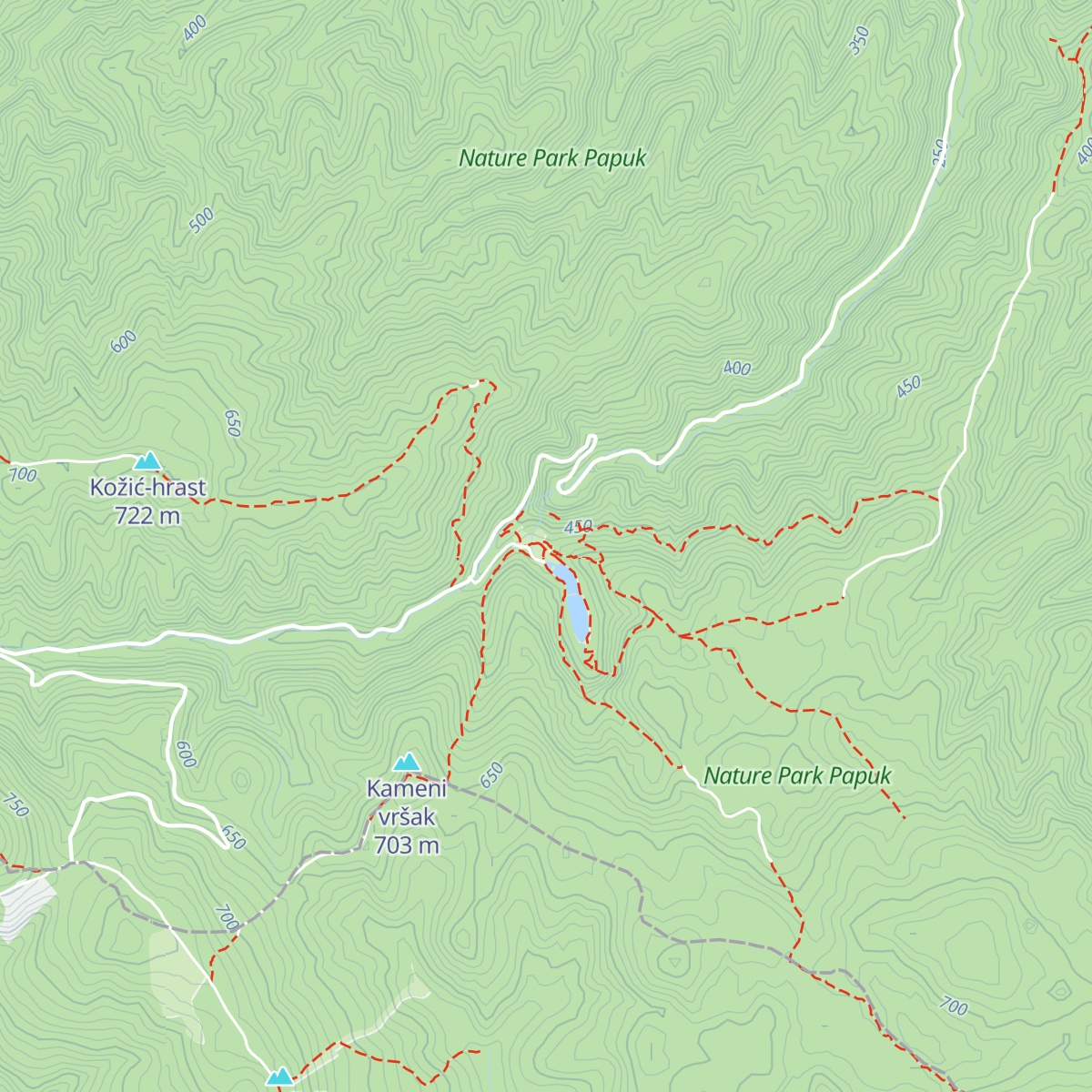 Planinarski dom Jankovac map