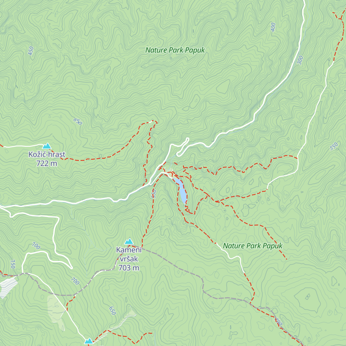 Planinarski dom Jankovac map