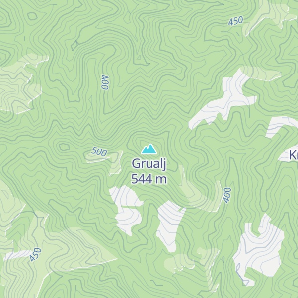 Map of Grualj