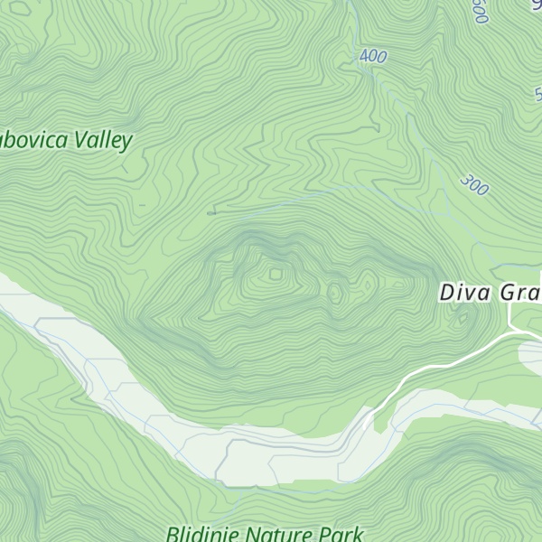 Map of Crni vrh
