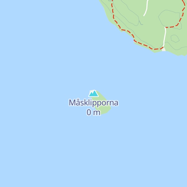 Map of Måsklipporna