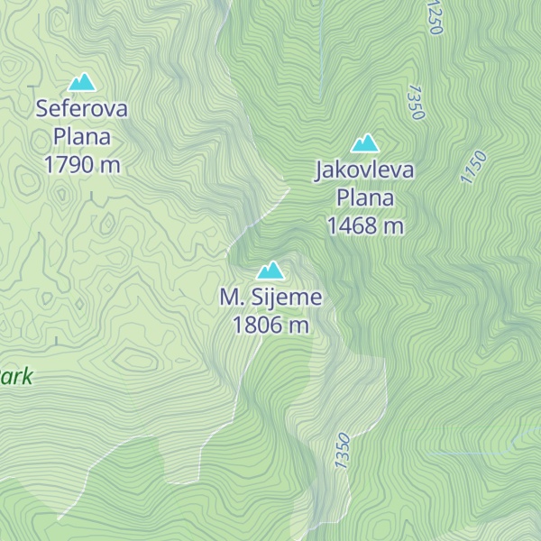 Map of M. Sijeme