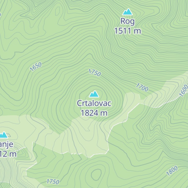 Map of Crtalovac