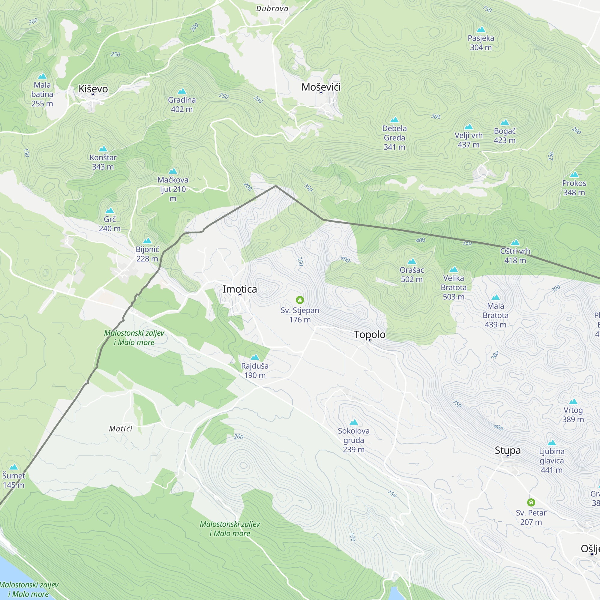 Sv. Stjepan map