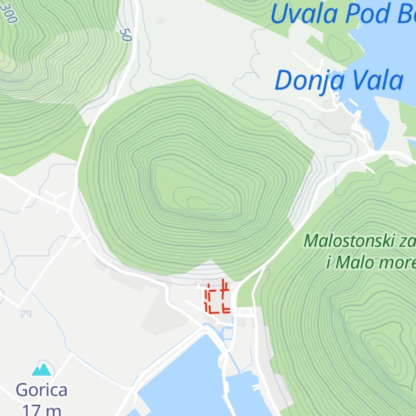 Map of Bartolomija