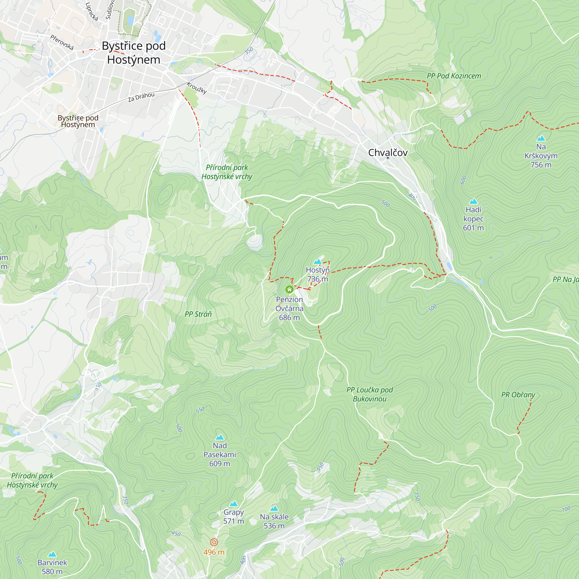Penzion Ovčárna map