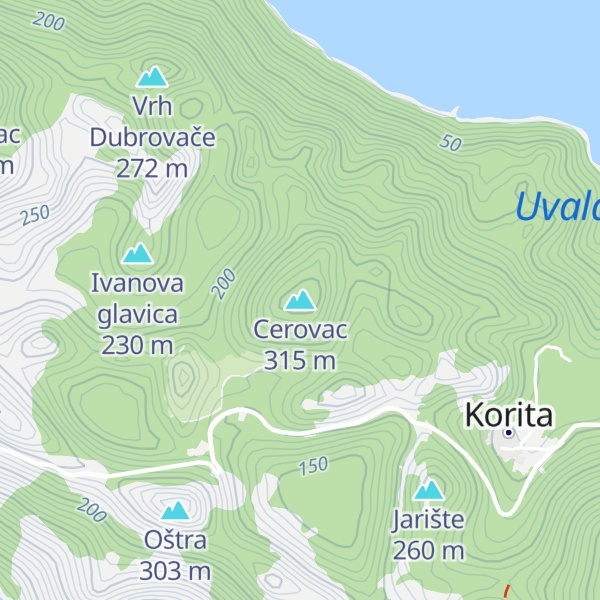 Map of Cerovac