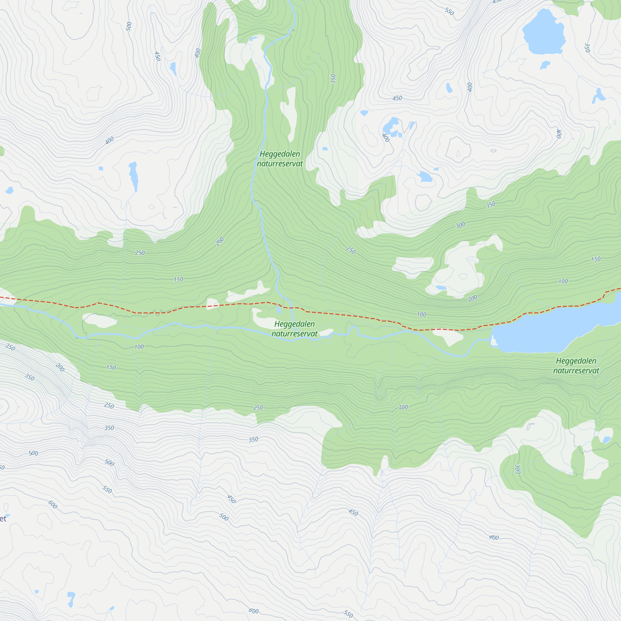 Heggedalshytta map