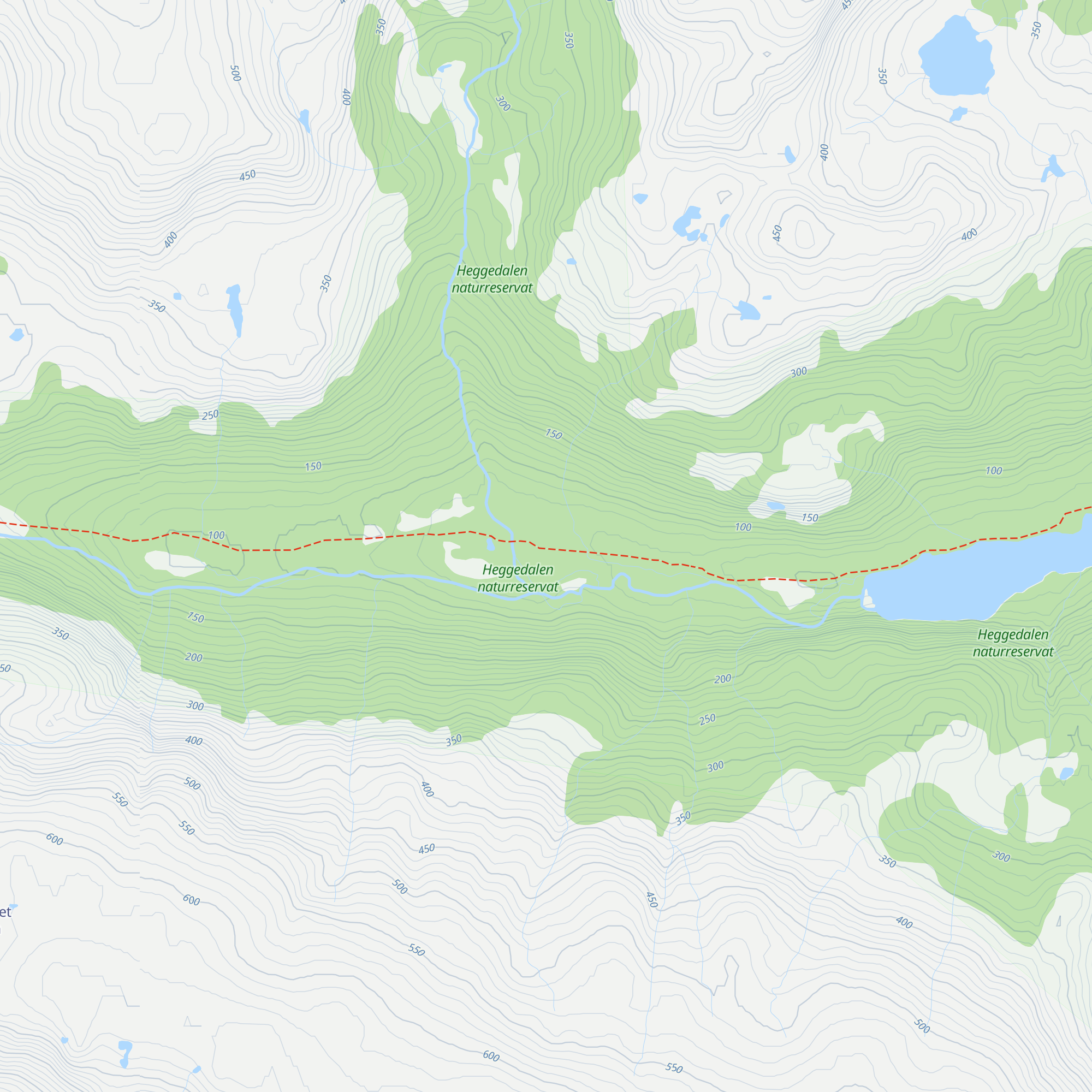 Heggedalshytta map