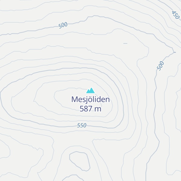 Map of Mesjöliden