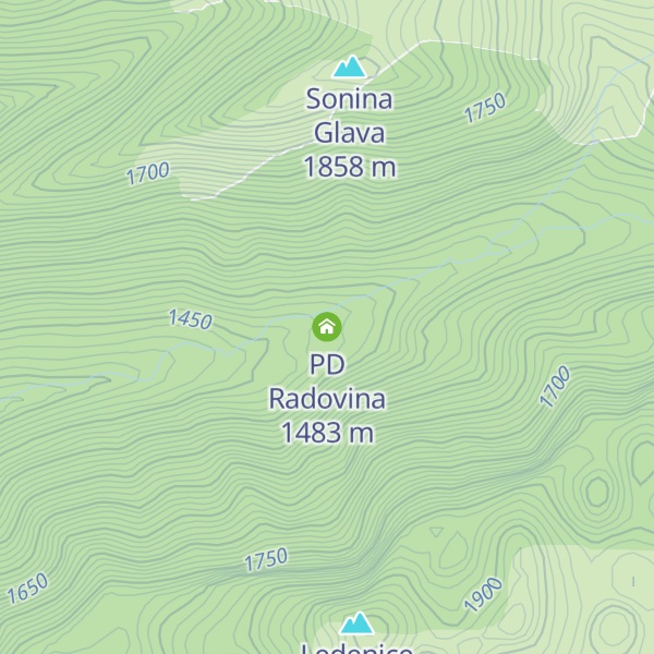 Map of PD Radovina