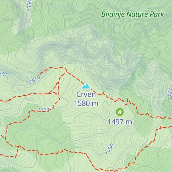Map of Crven