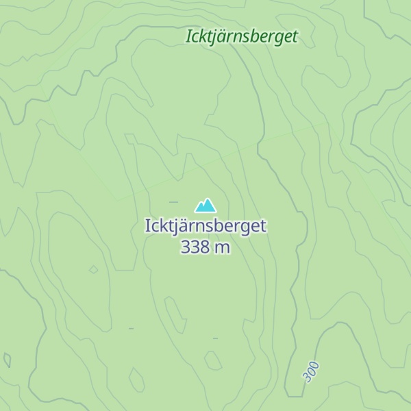 Map of Icktjärnsberget