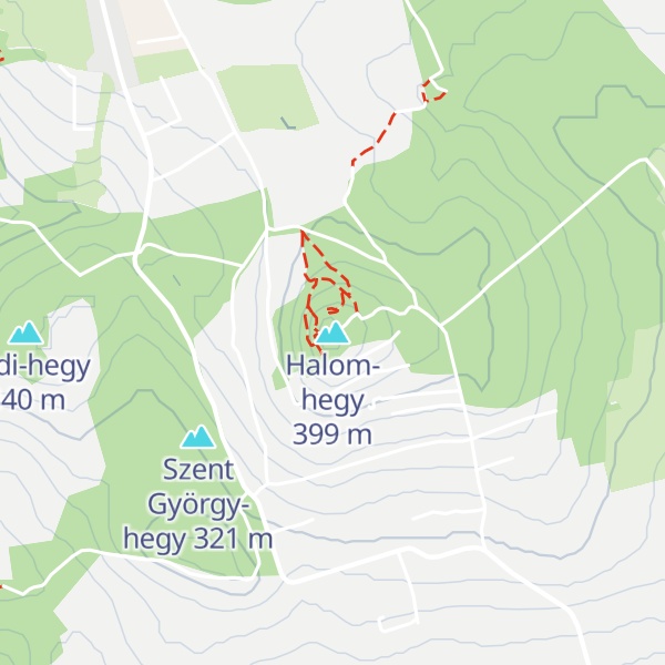 Map of Halom-hegy