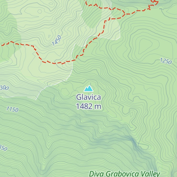 Map of Glavica