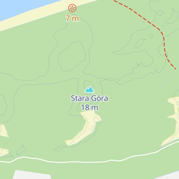 Map of Stara Góra