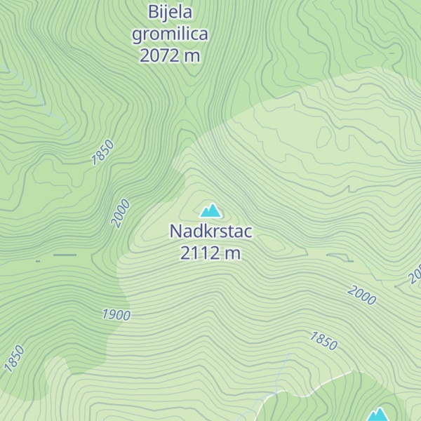 Map of Nadkrstac