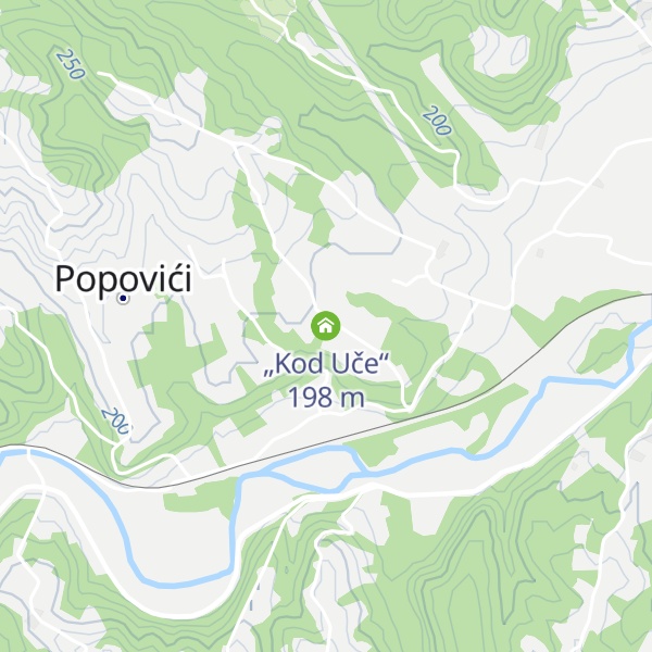 Map of „Kod Uče“