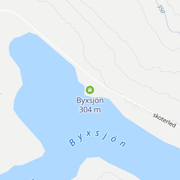 Map of Byxsjön