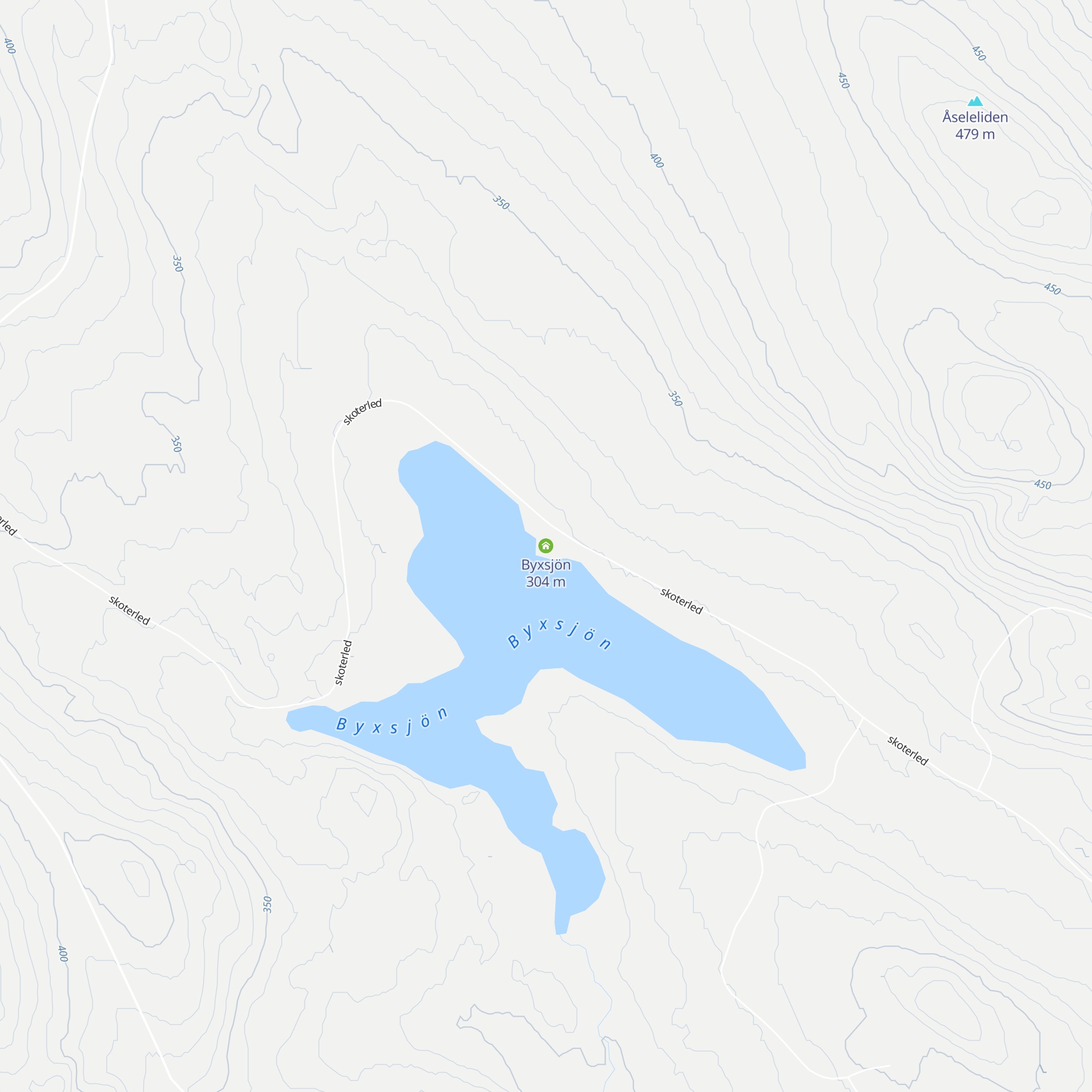 Byxsjön map