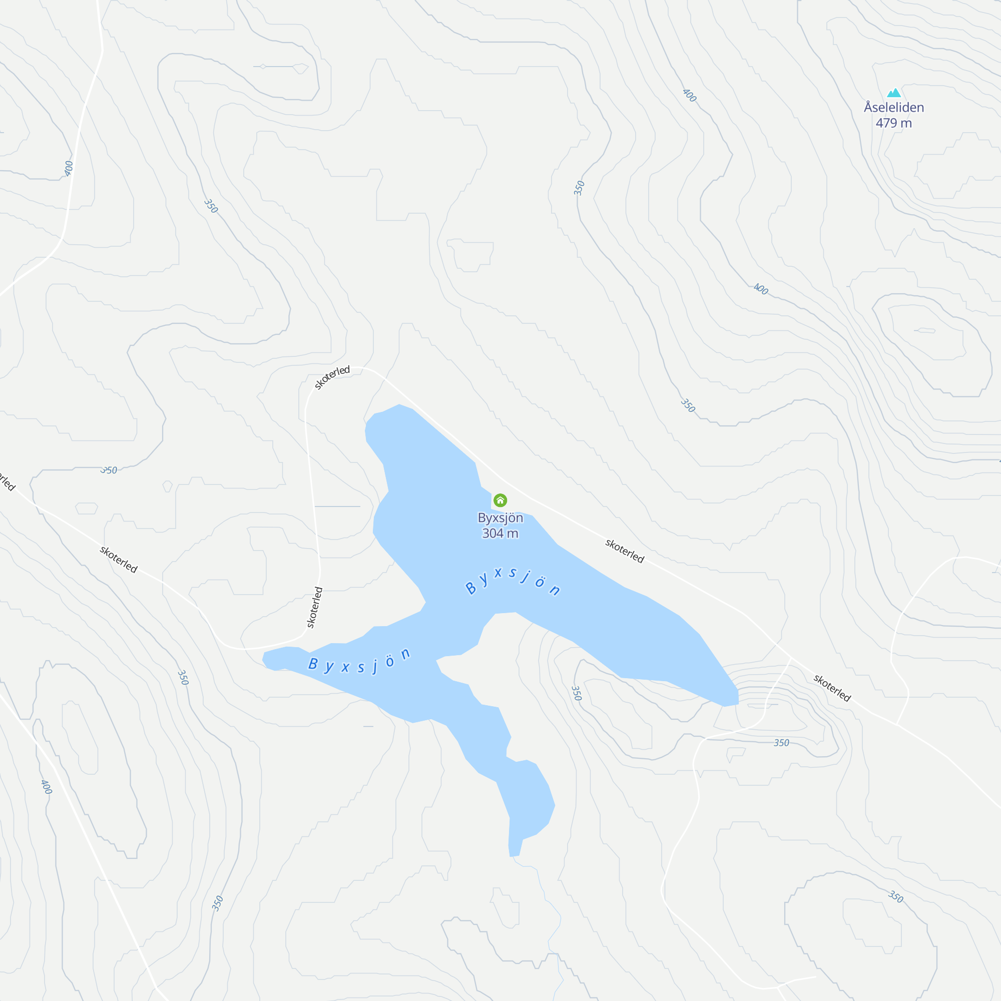Byxsjön map