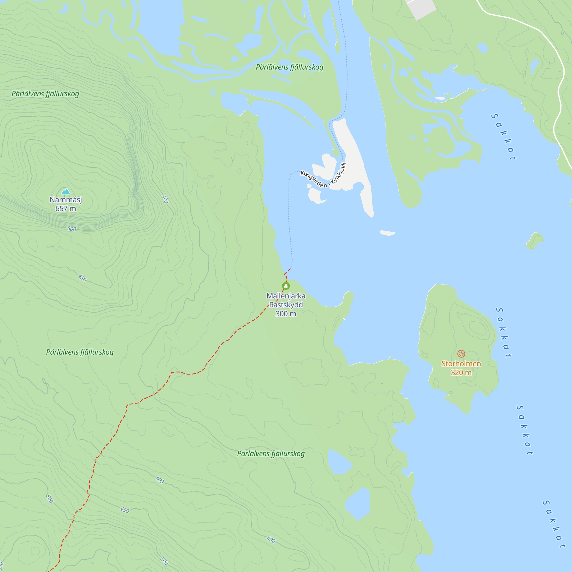 Mallenjarka Rastskydd map