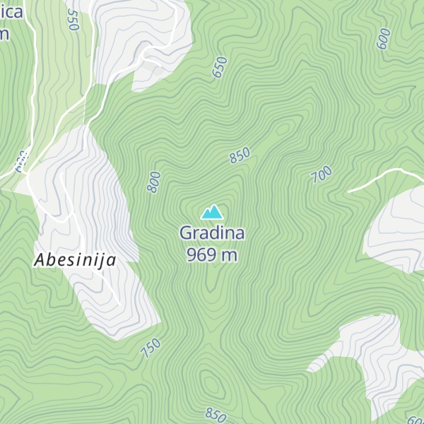 Map of Gradina