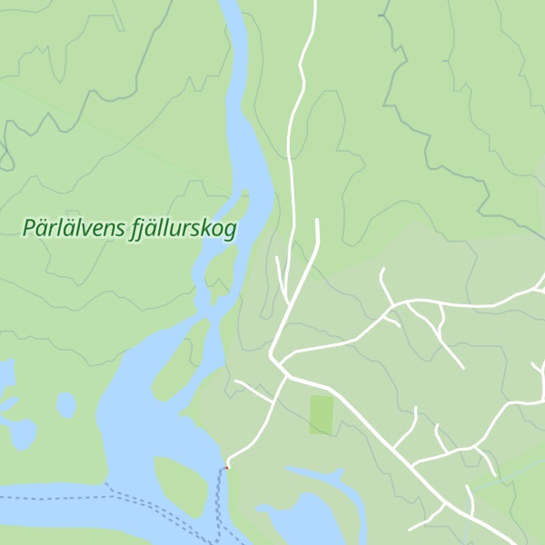 Map of Kvikkjokk Fjällstation