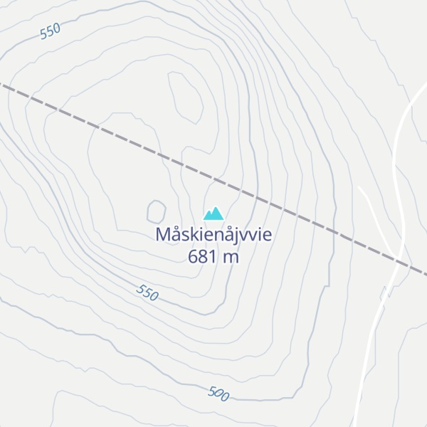 Map of Måskienåjvvie