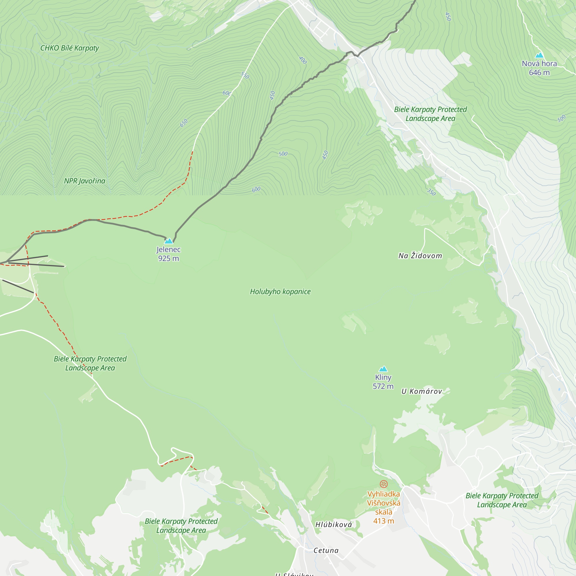 Poľovnícka chata map