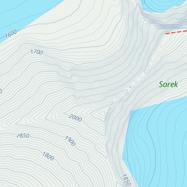Map of Sarektjåhkkå