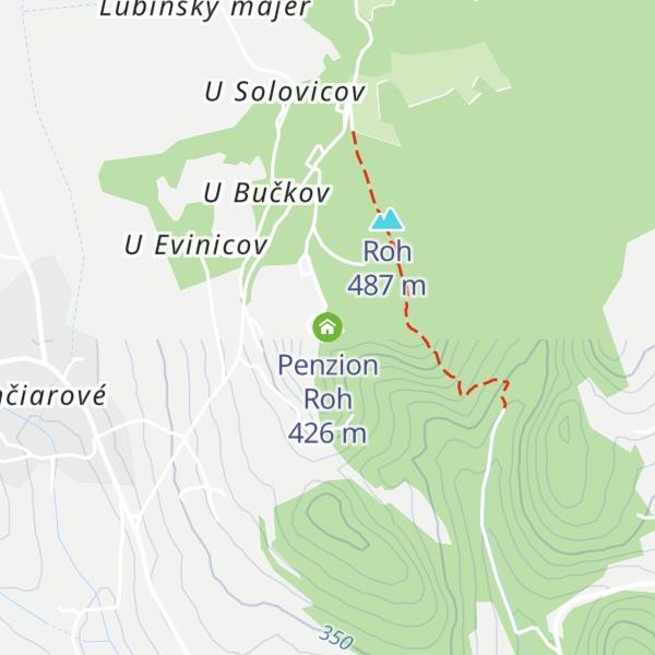 Map of Penzion Roh