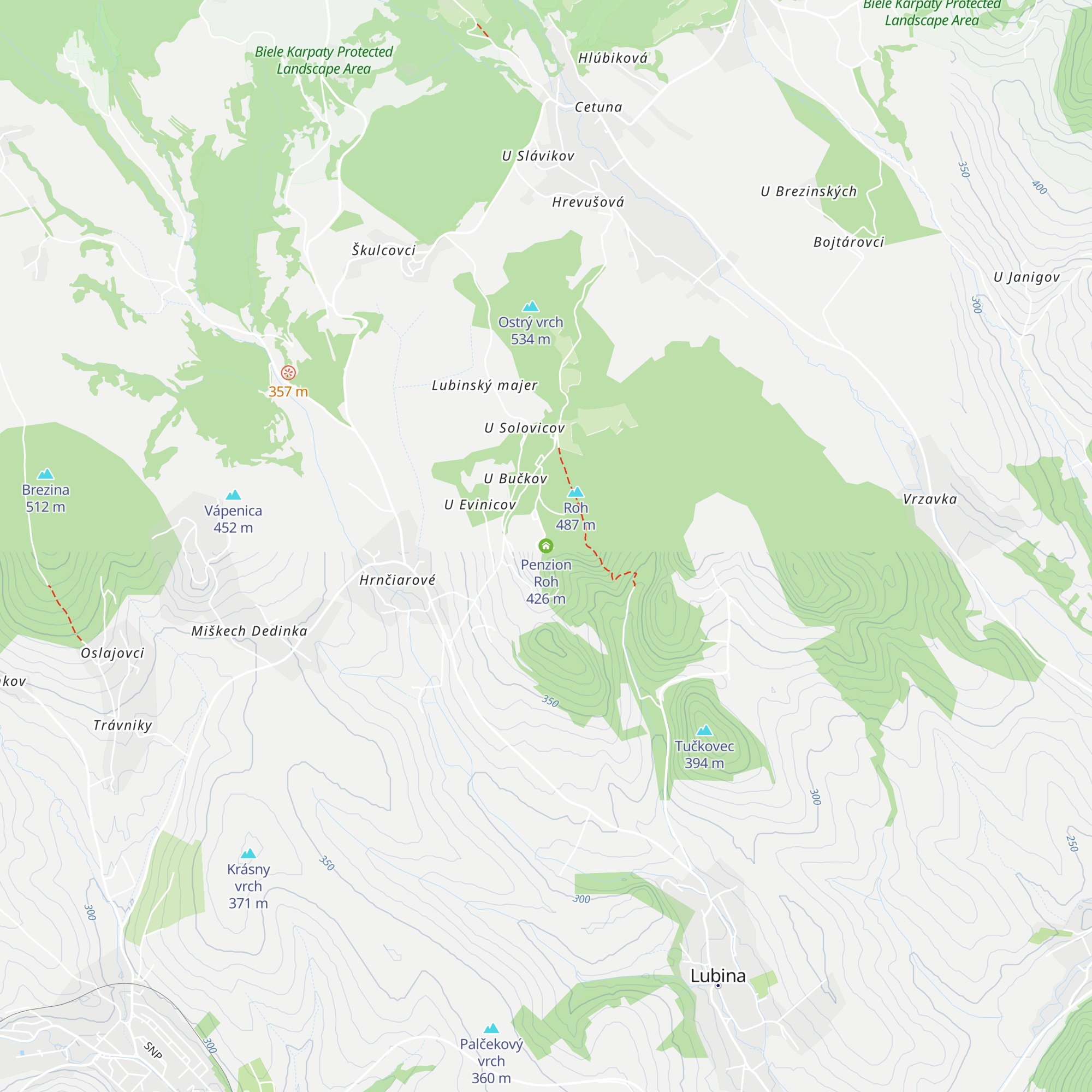 Penzion Roh map