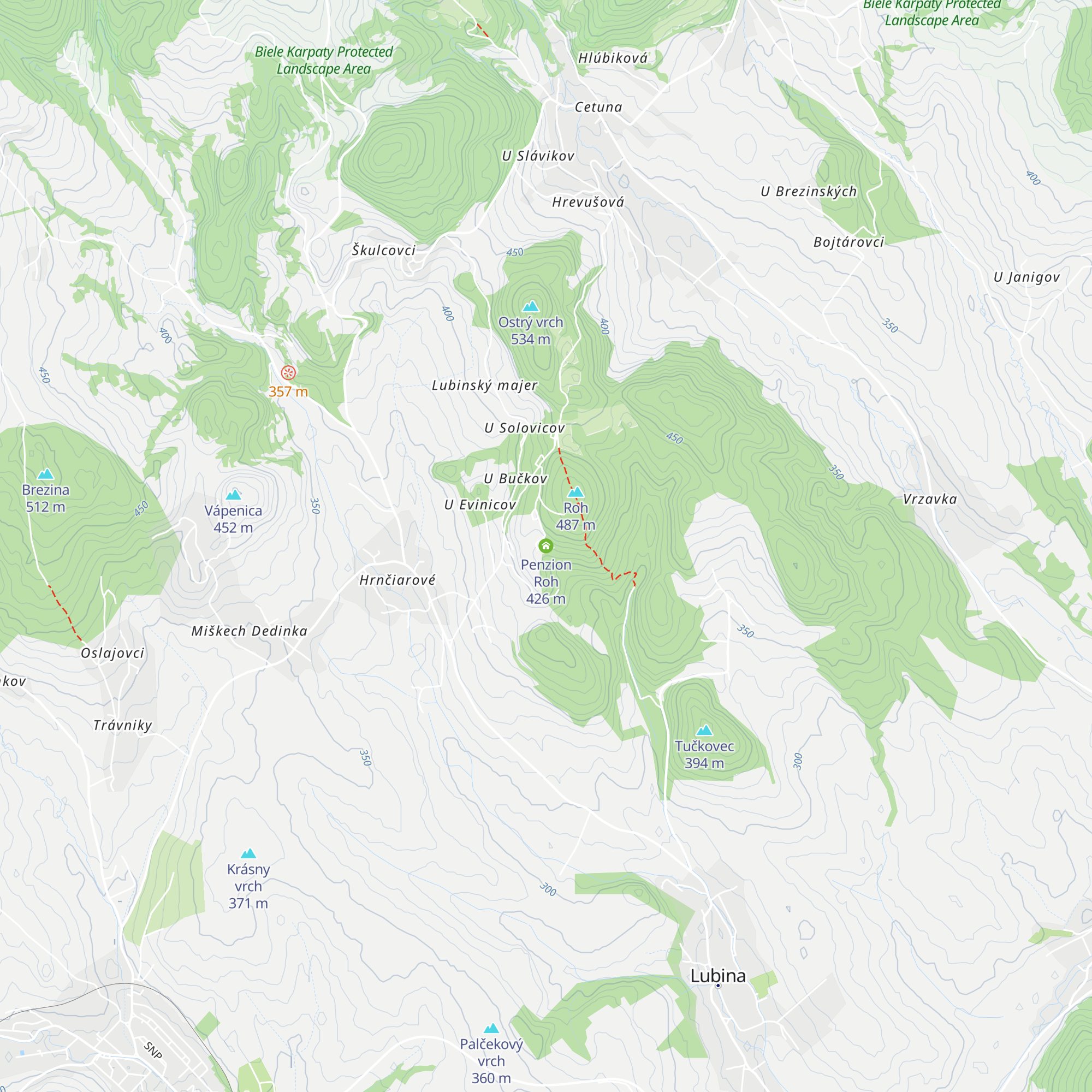 Penzion Roh map