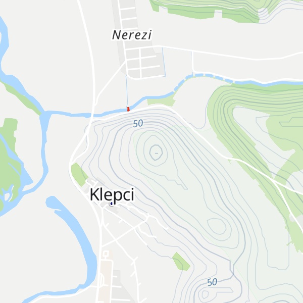 Map of Klepašnica