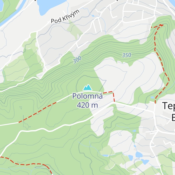 Map of Polomná