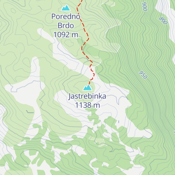 Map of Jastrebinka