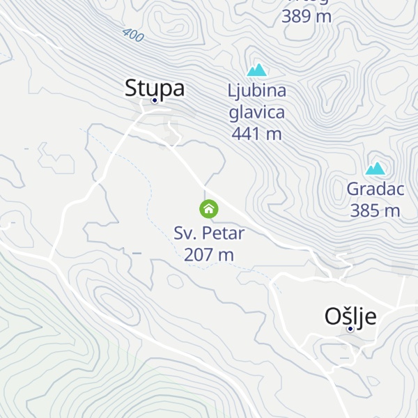 Map of Sv. Petar