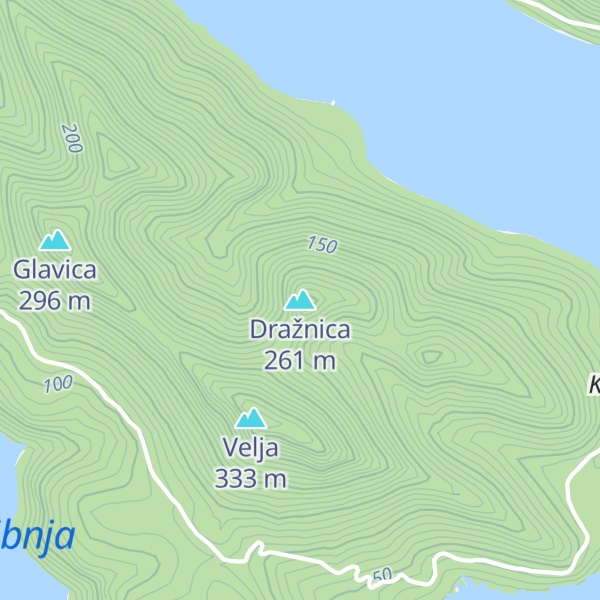 Map of Dražnica
