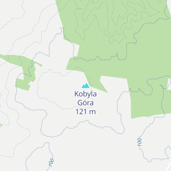 Map of Kobyla Góra