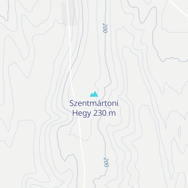 Map of Szentmártoni Hegy
