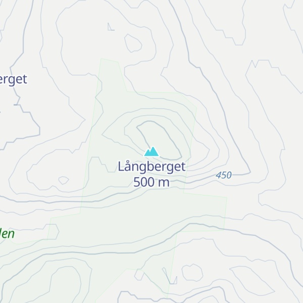 Map of Långberget