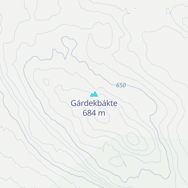 Map of Gárdekbákte