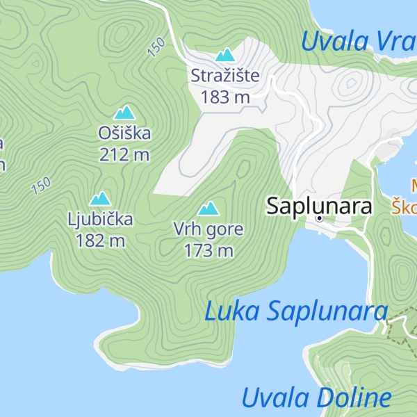 Map of Vrh gore