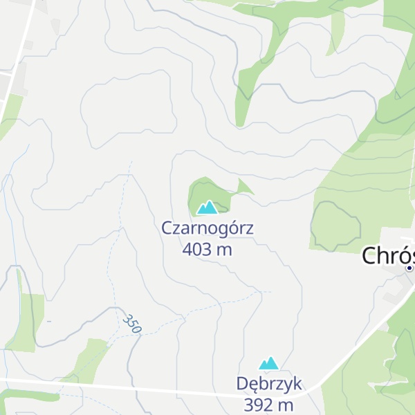 Map of Czarnogórz